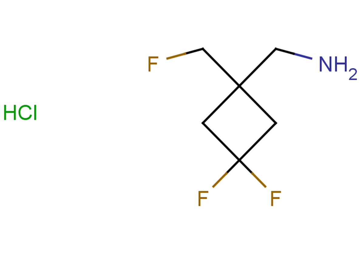1-[3,3-difluoro-1-(fluoromethyl)cyclobutyl]methanamine hydrochloride
