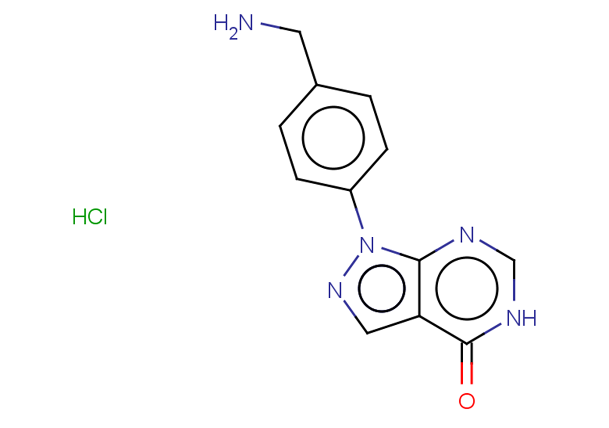 1-[4-(aminomethyl)phenyl]-1H,4H,5H-pyrazolo[3,4-d]pyrimidin-4-one hydrochloride