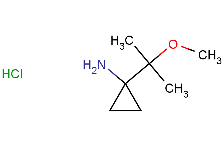 1-(2-methoxypropan-2-yl)cyclopropan-1-amine hydrochloride