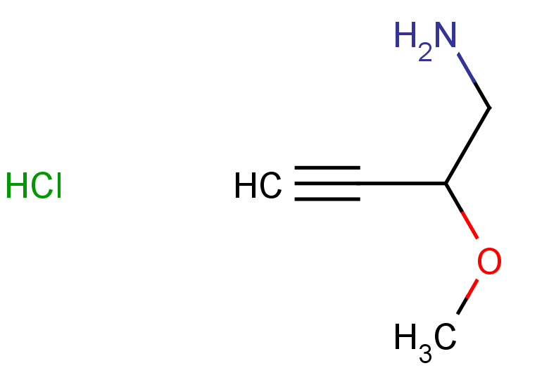 2-methoxybut-3-yn-1-amine hydrochloride