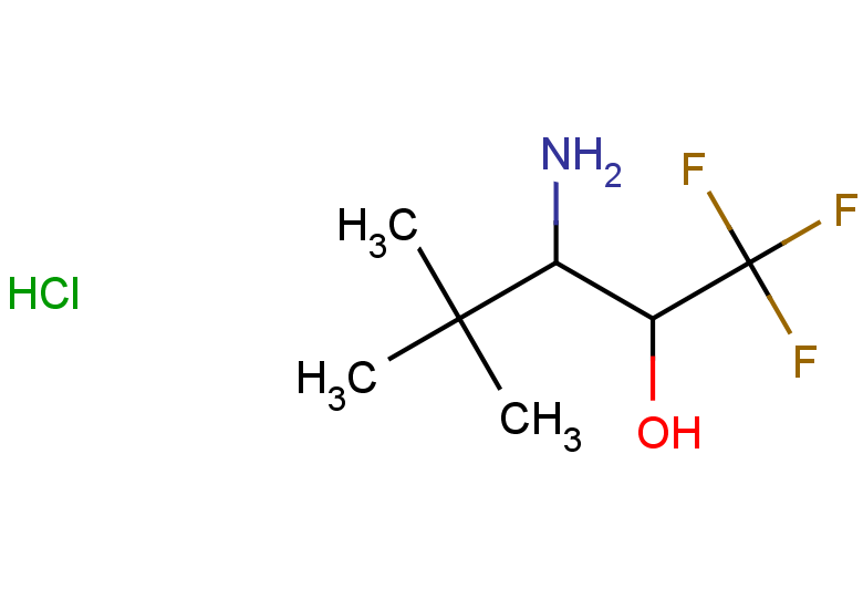3-amino-1,1,1-trifluoro-4,4-dimethylpentan-2-ol hydrochloride