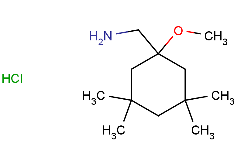 1-(1-methoxy-3,3,5,5-tetramethylcyclohexyl)methanamine hydrochloride