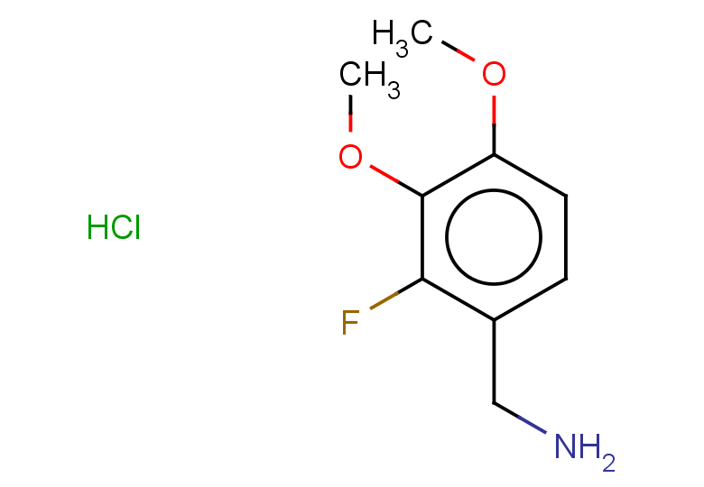 1-(2-fluoro-3,4-dimethoxyphenyl)methanamine hydrochloride