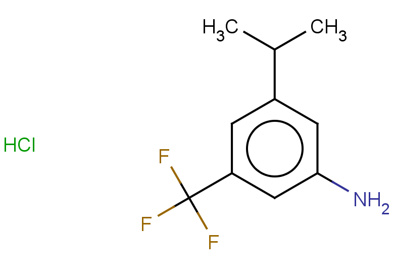 3-(propan-2-yl)-5-(trifluoromethyl)aniline hydrochloride