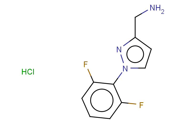 [1-(2,6-difluorophenyl)-1H-pyrazol-3-yl]methanamine hydrochloride