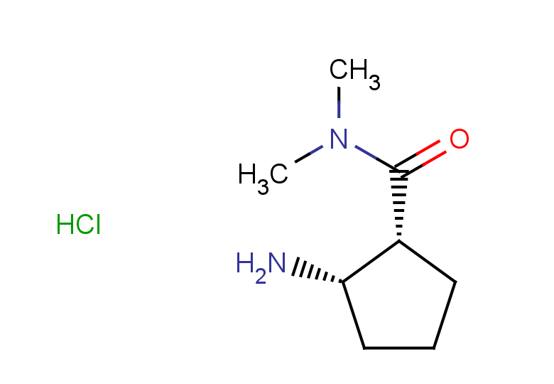 rac-(1R,2S)-2-amino-N,N-dimethylcyclopentane-1-carboxamide hydrochloride, cis