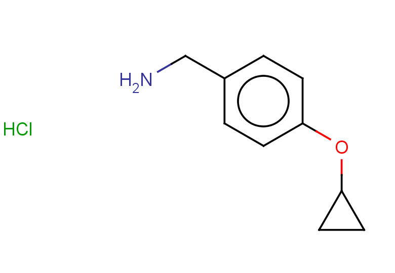1-(4-cyclopropoxyphenyl)methanamine hydrochloride