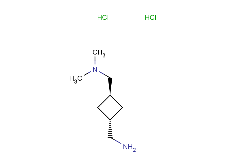 rac-1-[(1r,3r)-3-[(dimethylamino)methyl]cyclobutyl]methanamine dihydrochloride, trans