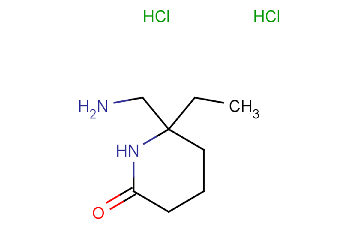 6-(aminomethyl)-6-ethylpiperidin-2-one dihydrochloride