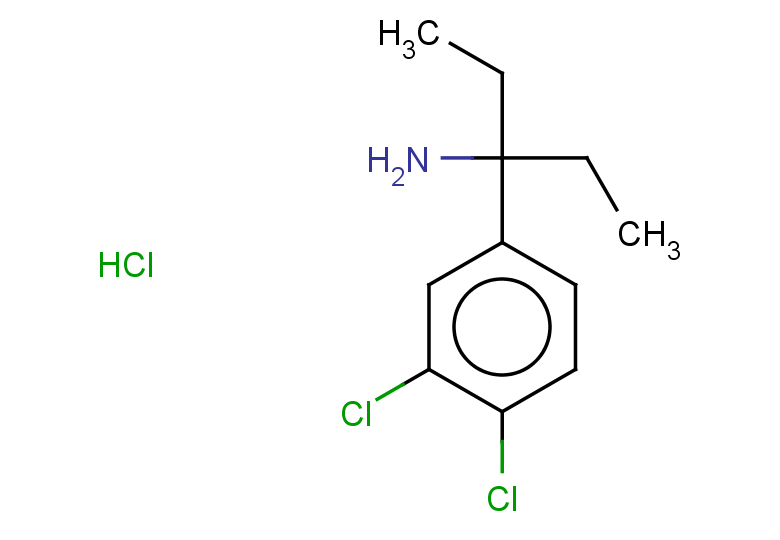 3-(3,4-dichlorophenyl)pentan-3-amine hydrochloride