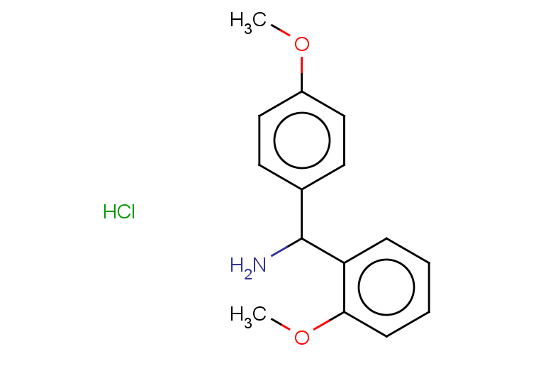 (2-methoxyphenyl)(4-methoxyphenyl)methanamine hydrochloride