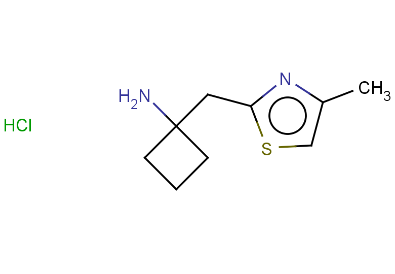 1-[(4-methyl-1,3-thiazol-2-yl)methyl]cyclobutan-1-amine hydrochloride