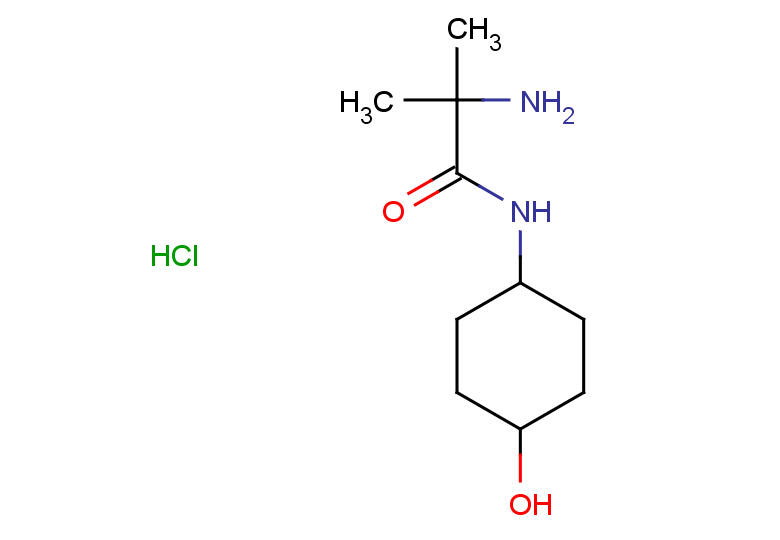 2-amino-N-(4-hydroxycyclohexyl)-2-methylpropanamide hydrochloride