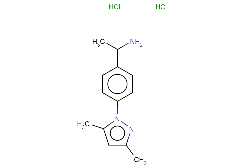 1-[4-(3,5-dimethyl-1H-pyrazol-1-yl)phenyl]ethan-1-amine dihydrochloride