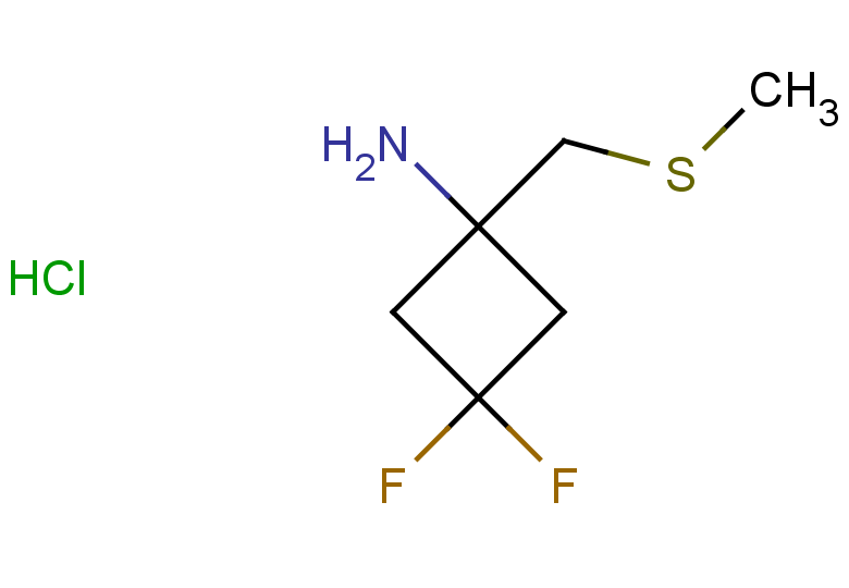 3,3-difluoro-1-[(methylsulfanyl)methyl]cyclobutan-1-amine hydrochloride