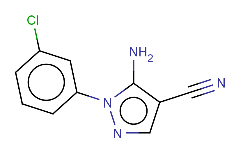 5-amino-1-(3-chlorophenyl)-1H-pyrazole-4-carbonitrile