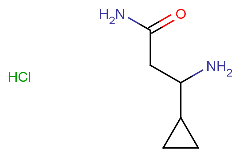 3-amino-3-cyclopropylpropanamide hydrochloride