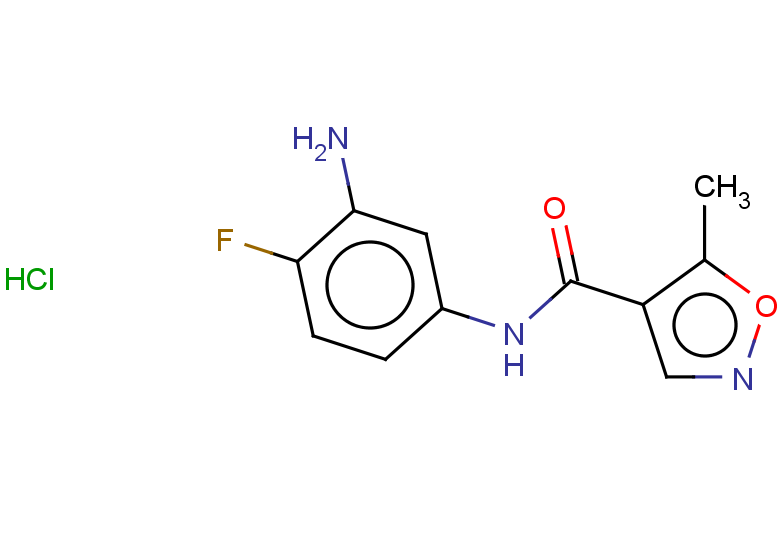 N-(3-amino-4-fluorophenyl)-5-methyl-1,2-oxazole-4-carboxamide hydrochloride