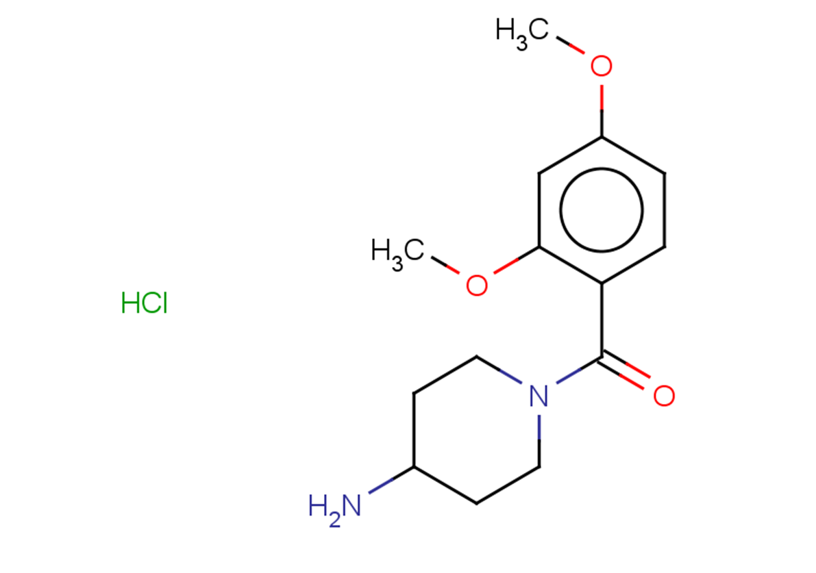1-(2,4-dimethoxybenzoyl)piperidin-4-amine hydrochloride