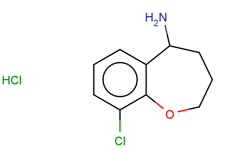 9-chloro-2,3,4,5-tetrahydro-1-benzoxepin-5-amine hydrochloride