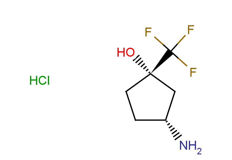 rac-(1R,3S)-3-amino-1-(trifluoromethyl)cyclopentan-1-ol hydrochloride