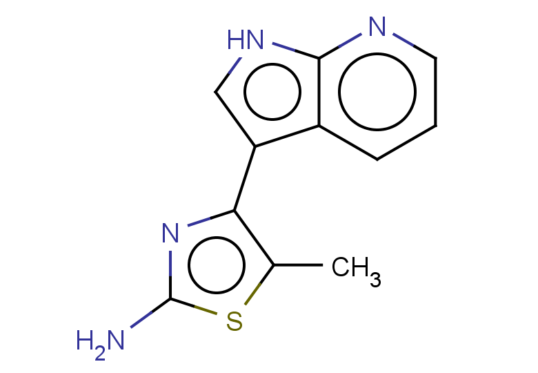5-methyl-4-{1H-pyrrolo[2,3-b]pyridin-3-yl}-1,3-thiazol-2-amine