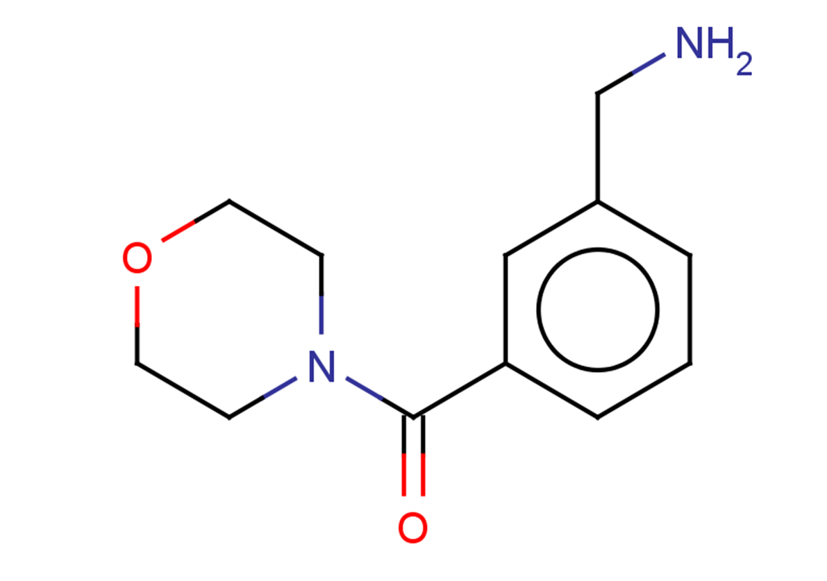 [3-(morpholine-4-carbonyl)phenyl]methanamine