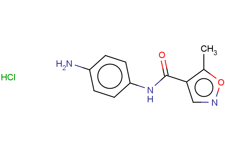 N-(4-aminophenyl)-5-methyl-1,2-oxazole-4-carboxamide hydrochloride