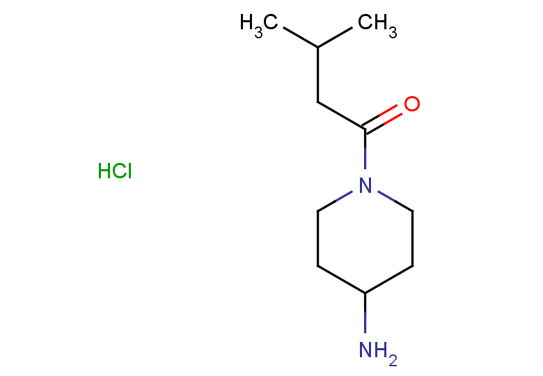 1-(4-aminopiperidin-1-yl)-3-methylbutan-1-one hydrochloride