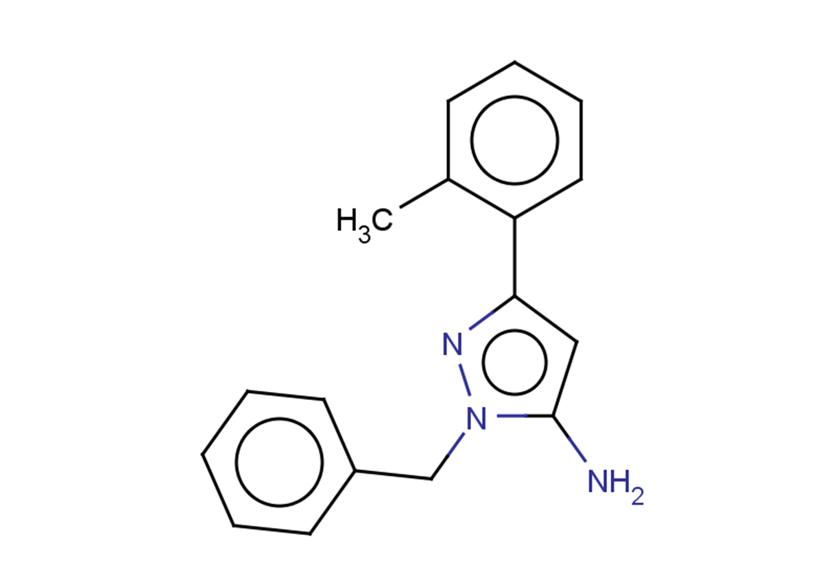 1-benzyl-3-(2-methylphenyl)-1H-pyrazol-5-amine