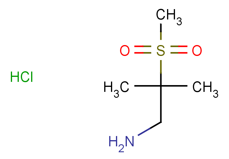 2-methanesulfonyl-2-methylpropan-1-amine hydrochloride