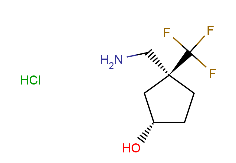 rac-(1R,3R)-3-(aminomethyl)-3-(trifluoromethyl)cyclopentan-1-ol hydrochloride