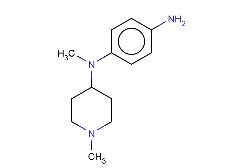 1-N-methyl-1-N-(1-methylpiperidin-4-yl)benzene-1,4-diamine