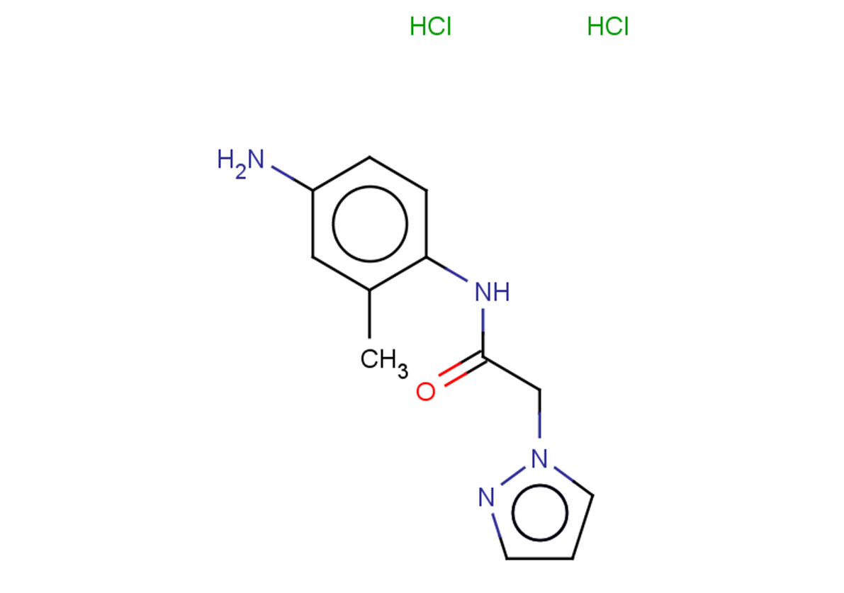 N-(4-amino-2-methylphenyl)-2-(1H-pyrazol-1-yl)acetamide dihydrochloride