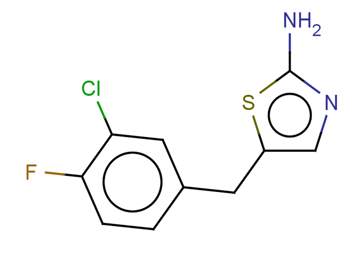 5-[(3-chloro-4-fluorophenyl)methyl]-1,3-thiazol-2-amine