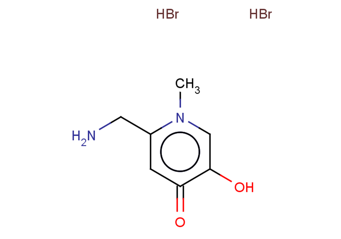 2-(aminomethyl)-5-hydroxy-1-methyl-1,4-dihydropyridin-4-one dihydrobromide