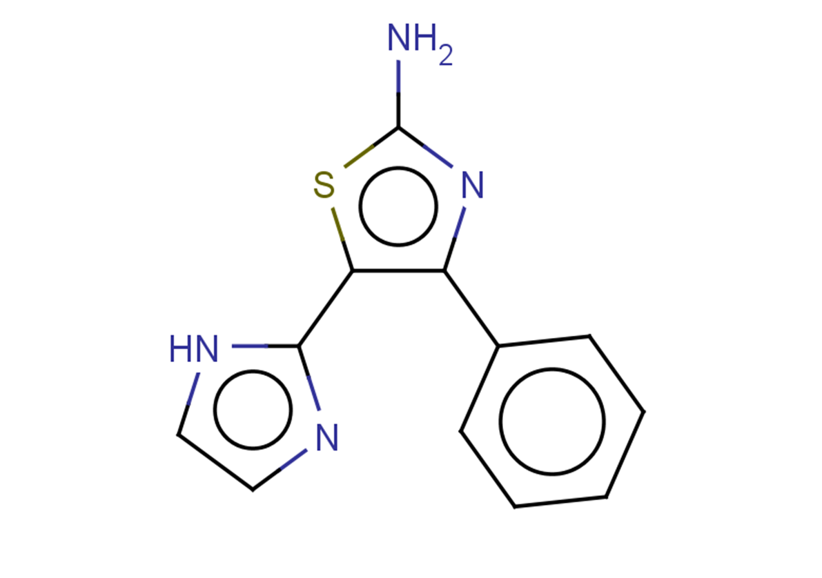 5-(1H-imidazol-2-yl)-4-phenyl-1,3-thiazol-2-amine