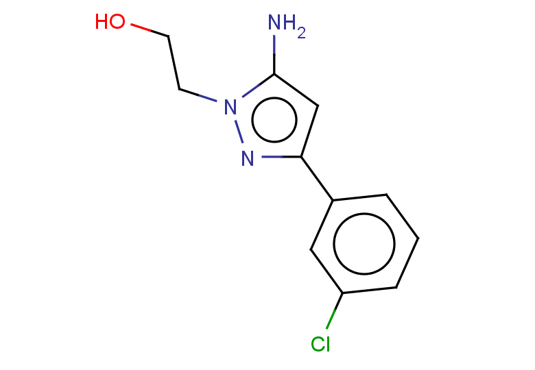 2-[5-amino-3-(3-chlorophenyl)-1H-pyrazol-1-yl]ethan-1-ol