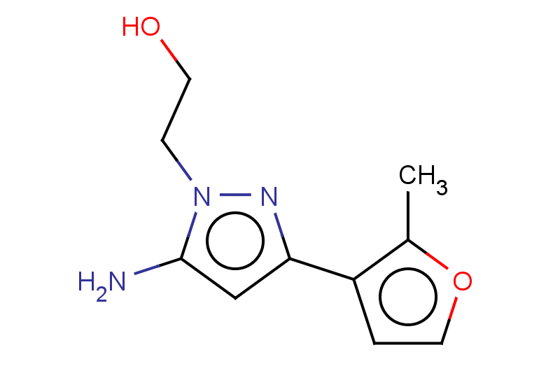 2-[5-amino-3-(2-methylfuran-3-yl)-1H-pyrazol-1-yl]ethan-1-ol