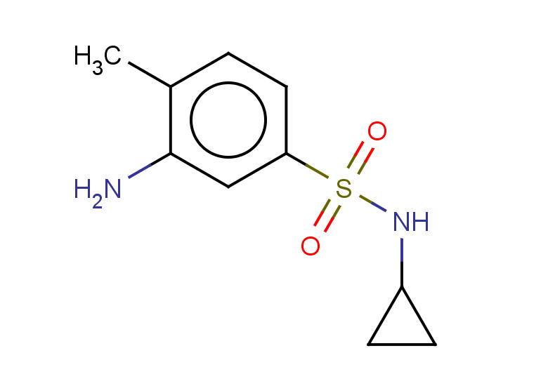3-amino-N-cyclopropyl-4-methylbenzene-1-sulfonamide