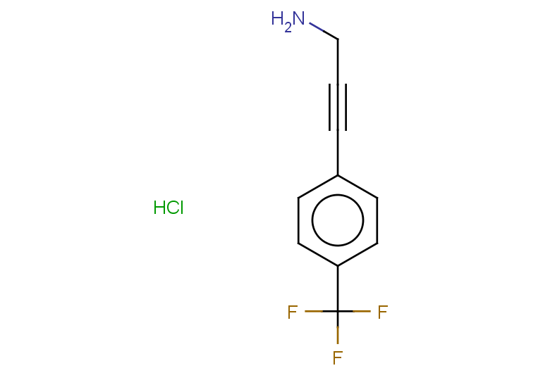 3-[4-(trifluoromethyl)phenyl]prop-2-yn-1-amine hydrochloride