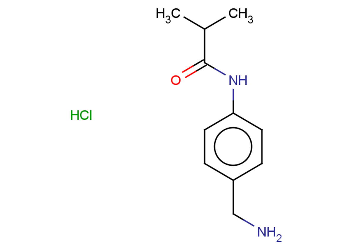 N-[4-(aminomethyl)phenyl]-2-methylpropanamide hydrochloride