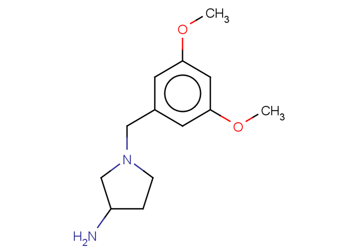 1-[(3,5-dimethoxyphenyl)methyl]pyrrolidin-3-amine