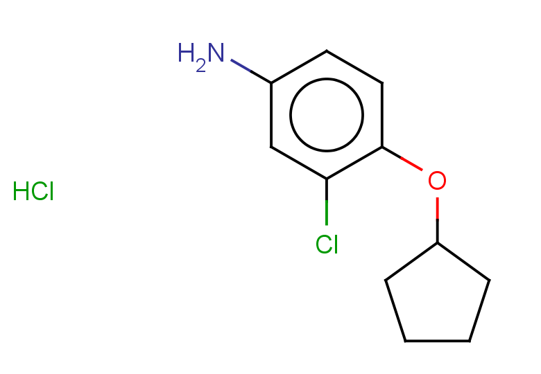 3-chloro-4-(cyclopentyloxy)aniline hydrochloride