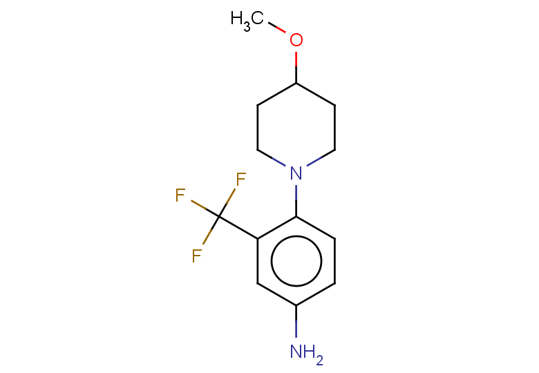 4-(4-methoxypiperidin-1-yl)-3-(trifluoromethyl)aniline