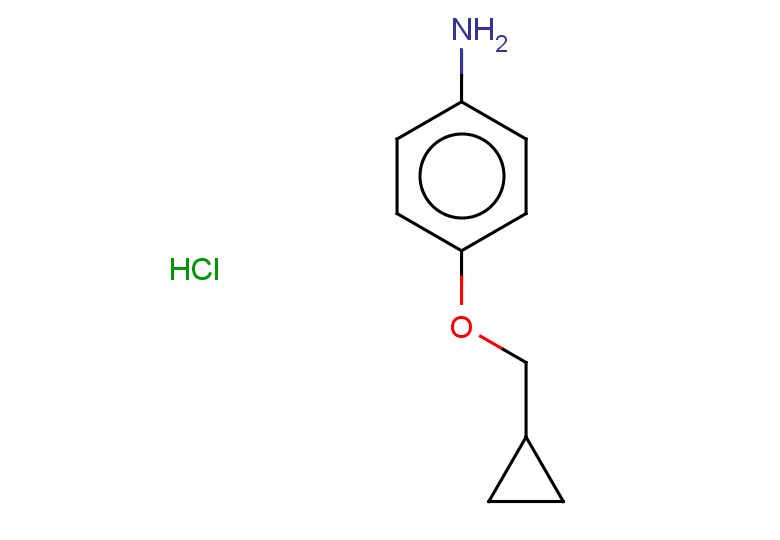 4-(cyclopropylmethoxy)aniline hydrochloride