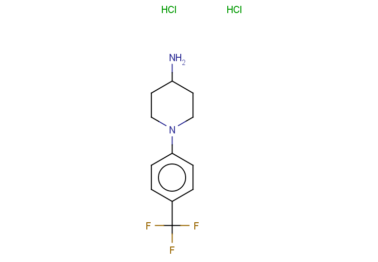 1-[4-(trifluoromethyl)phenyl]piperidin-4-amine dihydrochloride