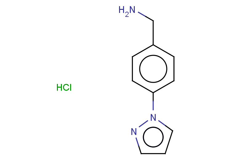 [4-(1H-pyrazol-1-yl)phenyl]methanamine hydrochloride