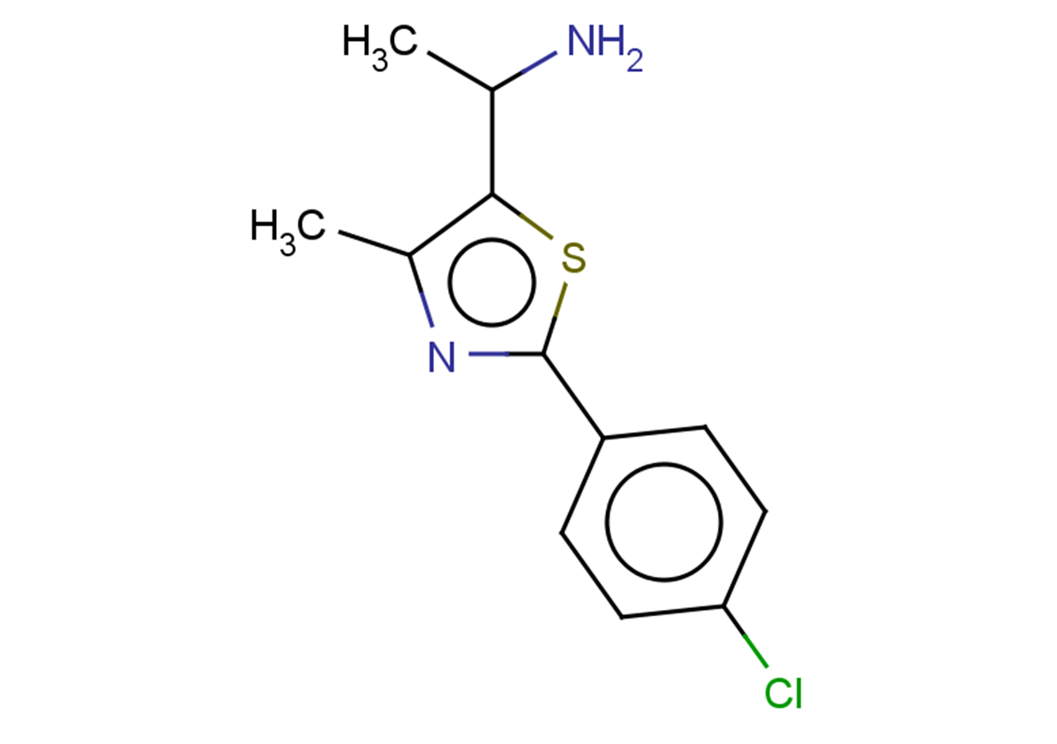 1-[2-(4-chlorophenyl)-4-methyl-1,3-thiazol-5-yl]ethan-1-amine