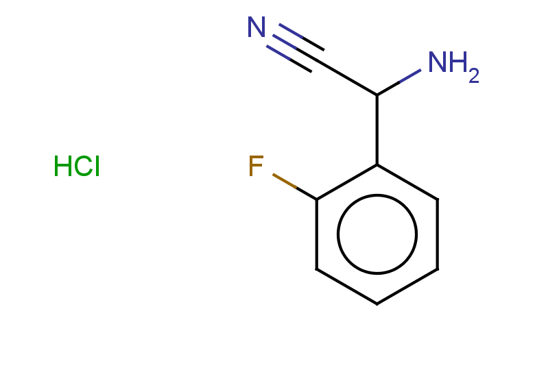2-amino-2-(2-fluorophenyl)acetonitrile hydrochloride